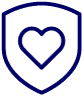 heart shield icon